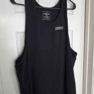 Rawgear Tank Top Black Excellent Graphic Pocket Muscle Tee Medium